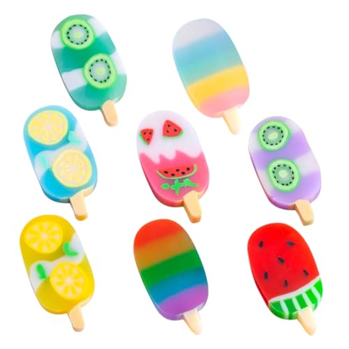 Beaupretty 2 Boxen Kleine Eiscreme Radiergummis aus Langlebigem Gummi Bunte Mini Radierer für Kreative Schulmaterialien als Süße Mitgebsel und Praktische Schreibhilfen von Beaupretty
