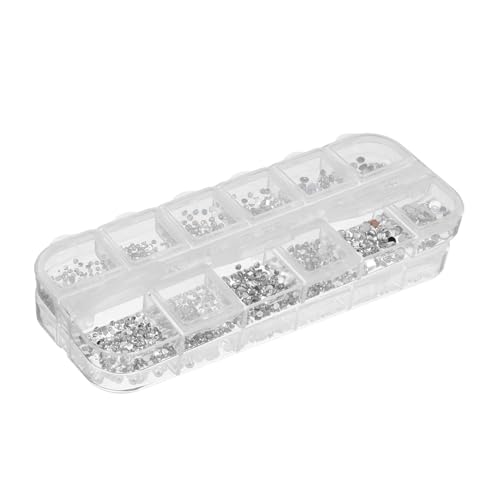Beaupretty 2 Boxen Nagelcharms aus Perlen Halbperlen für Nageldesigns Diy Nageldekoration Vielseitige Nail Art Zubehör für Natürliche und Künstliche Nägel von Beaupretty