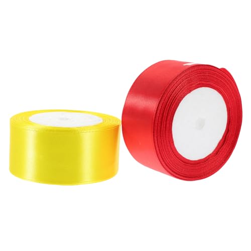 Beaupretty 2 Rollen Geschenkband Breit Polyester Satinband für Geschenkverpackung DIY Bastelband Strapazierfähiges Dekorationsband für Geschenkschleifen und Kreative Bastelideen Beaupretty 2 Rollen Geschenkband Breit Polyester Satinband für Geschenkverpackung DIY Bastelband Strapazierfähiges Dekorationsband für Geschenkschleifen und Kreative Bastelideen von Beaupretty