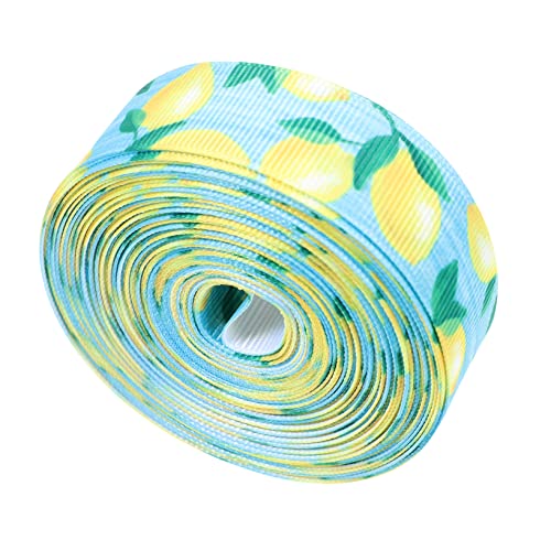 Beaupretty 2 Rollen Zitronenband Wickelband Wickeln Hochzeit Natürlich Verpackung Bänder Zum Verpacken Satinband Band Zum Verpacken Geschenkband Zum Geburtstag Gemustertes Band Polyester von Beaupretty