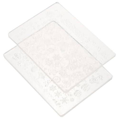 Beaupretty 2 STÜCK Silikon Nagel Schablonen Stempel Nail Art Vorlage mit Klaren Mustern für DIY Nagelkunst Flexible Stempel Schablone Nail Decor Stencil Beaupretty 2 STÜCK Silikon Nagel Schablonen Stempel Nail Art Vorlage mit Klaren Mustern für DIY Nagelkunst Flexible Stempel Schablone Nail Decor Stencil von Beaupretty
