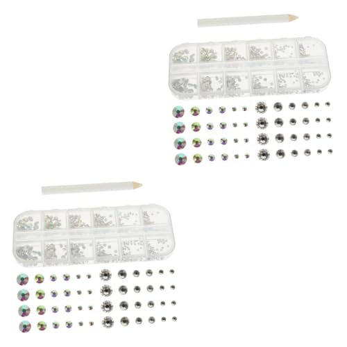 Beaupretty 2 Sätze Flatboden -Diamantnagelschmuck Wohnung Nail Strass-Kit Polieren Nägel Nailart-Strasssteine UV Nagel -Strass -Zauber Nagelanhänger mit flacher Rückseite Nageldekoration Glas Beaupretty 2 Sätze Flatboden -Diamantnagelschmuck Wohnung Nail Strass-Kit Polieren Nägel Nailart-Strasssteine UV Nagel -Strass -Zauber Nagelanhänger mit flacher Rückseite Nageldekoration Glas von Beaupretty