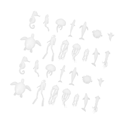 Beaupretty 2 Sätze Miniaturisierte Meereslebewesen Epoxidharz Gießform Set Teiliges DIY Gießset für Kreative Bastelprojekte Fördert Lernen und von Beaupretty