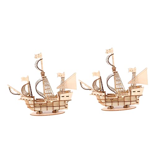 Beaupretty 2 Sätze Puzzle Segelboot Holz Puzzle Erwachsene Vorgefertigte Holzbausätze Handliches DIY Segelschiff Modell Lernspielzeug für Hand Auge Koordination und Familienspaß Beaupretty 2 Sätze Puzzle Segelboot Holz Puzzle Erwachsene Vorgefertigte Holzbausätze Handliches DIY Segelschiff Modell Lernspielzeug für Hand Auge Koordination und Familienspaß von Beaupretty