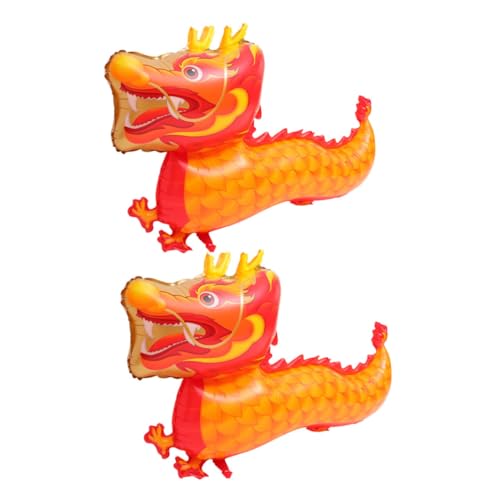 Beaupretty 2 Stück Aluminiumfolie Drachen Luftballons Langlebige Year Party Dekoration Wetterfeste Auffällige Festtagsballons für Innen und Außen Kinderfreundlich Chinesisches Neujahr Beaupretty 2 Stück Aluminiumfolie Drachen Luftballons Langlebige Year Party Dekoration Wetterfeste Auffällige Festtagsballons für Innen und Außen Kinderfreundlich Chinesisches Neujahr von Beaupretty