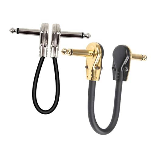 Beaupretty 2 Stück Effektgerät Kabel Flaches Patchkabel für Gitarre und Bass Langlebiges Material Geräuscharm Leicht und Robust Geeignet für Effektpedale und Instrumentenanschluss Beaupretty 2 Stück Effektgerät Kabel Flaches Patchkabel für Gitarre und Bass Langlebiges Material Geräuscharm Leicht und Robust Geeignet für Effektpedale und Instrumentenanschluss von Beaupretty