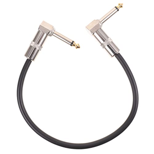 Beaupretty 2 Stück Elektrische Gitarre Effektkabel Flaches Patchkabel für Gitarre und Bass Hohe Zuverlässigkeit Geräuschloses Design für Effektpedale Musikinstrument Kabel von Beaupretty