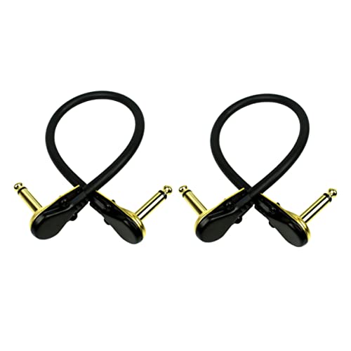 Beaupretty 2 Stück Gitarreneffektkabel Goldbeschichtete Instrumentenkabel für Elektrische Gitarre Audioverbindung Flexibles und Langlebiges Patchkabel Beaupretty 2 Stück Gitarreneffektkabel Goldbeschichtete Instrumentenkabel für Elektrische Gitarre Audioverbindung Flexibles und Langlebiges Patchkabel von Beaupretty