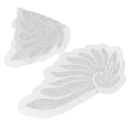 Beaupretty 2 Stück Handgefertigter Kragen mit Blumen Spitzenapplikationsstickerei Strassapplikationen Kleiderapparat Haarschmuck aus Spitze und Perlen für Damen Weiß Beaupretty 2 Stück Handgefertigter Kragen mit Blumen Spitzenapplikationsstickerei Strassapplikationen Kleiderapparat Haarschmuck aus Spitze und Perlen für Damen Weiß von Beaupretty