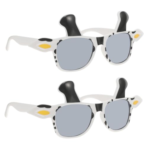 Beaupretty 2 Stück Kostüm-Sonnenbrille lustige brillen Geburtstagsbrille tierische brillen Kuh-Cosplay-Brille Party Sonnenbrille Herren-Kuh-Brille Kuh-Brillen-Requisite Stk von Beaupretty