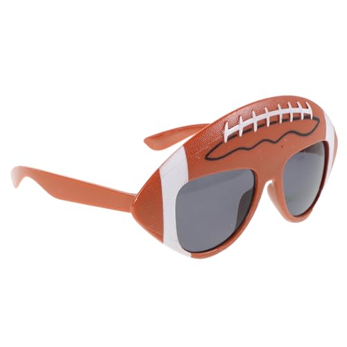 Beaupretty 2 Stück Kreative Football Sonnenbrillen für Partys und Fotoaktionen Wiederverwendbare Partybrille für Geburtstage Halloween Karneval und Festival Dekorationen von Beaupretty
