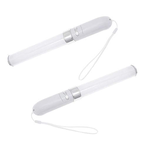 Beaupretty 2 Stück LED Leuchtstäbe Wiederverwendbare Glühstäbe für Konzerte Partys und Events Bunte Lichtstäbe für Besondere Anlässe Leuchtende Cheer Props von Beaupretty