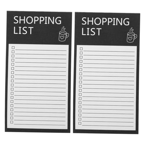 Beaupretty 2 Stück Magnetische Notizblöcke mit Englischem Text Kühlschrank Magnet Notizblock für Einkaufsliste Wiederverwendbar Einzigartiges Design Praktische to Do Liste für Alltag Beaupretty 2 Stück Magnetische Notizblöcke mit Englischem Text Kühlschrank Magnet Notizblock für Einkaufsliste Wiederverwendbar Einzigartiges Design Praktische to Do Liste für Alltag von Beaupretty