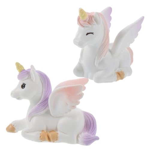 Beaupretty 2 Stück Mini Einhorn Figuren aus Langlebigem Resin Detailreiche Gartendeko und Cupcake Topper Farbenfrohe Niedliche Miniatur Dekoration für Garten Party und Kuchen Beaupretty 2 Stück Mini Einhorn Figuren aus Langlebigem Resin Detailreiche Gartendeko und Cupcake Topper Farbenfrohe Niedliche Miniatur Dekoration für Garten Party und Kuchen von Beaupretty