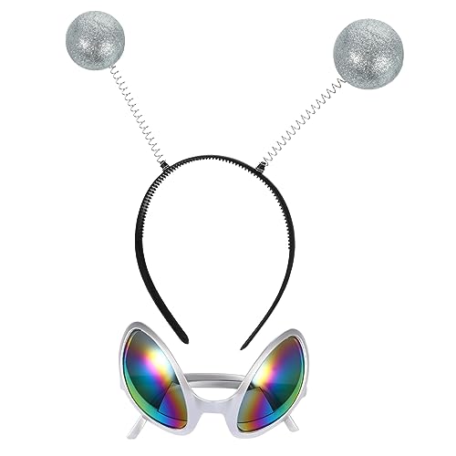 Beaupretty 2 Stück Partybrille Männer Rave Ausländer Erwachsene Gläser Metallisch Martian Plus Weihnachtsdekoration Brille Herz Fasching Brille Brillen Party Plastik Silver Beaupretty 2 Stück Partybrille Männer Rave Ausländer Erwachsene Gläser Metallisch Martian Plus Weihnachtsdekoration Brille Herz Fasching Brille Brillen Party Plastik Silver von Beaupretty