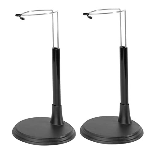 Beaupretty 2 Stück Puppenständer Schwarz Tragbarer Doll Support Halter für Puppen Stabiles Display Rack zur Aufbewahrung und Präsentation von Sammlerfiguren für Zuhause und Ladengeschäfte von Beaupretty
