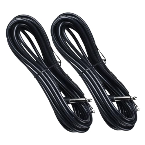 Beaupretty 2 Stück Stereo Audiokabel für Gitarre Professionelles Audioverbindungskabel mit Hoher Signalübertragung für Optimale von Beaupretty