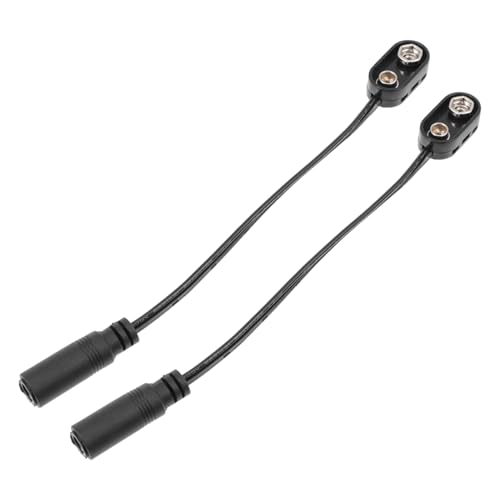 Beaupretty 2 Stück Teiliges Batteriekabel Professionell Verarbeitet Langlebig und Robust Kompatibel mit Musikinstrumenten Zubehör für Musiker Leicht und Tragbar Schwarz Beaupretty 2 Stück Teiliges Batteriekabel Professionell Verarbeitet Langlebig und Robust Kompatibel mit Musikinstrumenten Zubehör für Musiker Leicht und Tragbar Schwarz von Beaupretty
