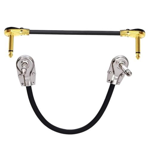 Beaupretty 2 Stück Teiliges Gitarren Patchkabel Flache Metall Kabel mit Hohem Signal Langlebig und Leicht Geeignet für Gitarre und Bass Zuverlässige Verbindung für Effektpedale Beaupretty 2 Stück Teiliges Gitarren Patchkabel Flache Metall Kabel mit Hohem Signal Langlebig und Leicht Geeignet für Gitarre und Bass Zuverlässige Verbindung für Effektpedale von Beaupretty