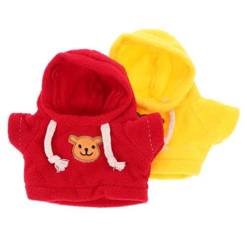 Beaupretty 2 Stück Teiliges Outfit für Stoffbären Niedliche Hoodie Kleidung für Plüschtiere Gelb und Rot Ersatzkleidung für Puppen Einfach Anzuziehen Dekorieren Beaupretty 2 Stück Teiliges Outfit für Stoffbären Niedliche Hoodie Kleidung für Plüschtiere Gelb und Rot Ersatzkleidung für Puppen Einfach Anzuziehen Dekorieren von Beaupretty