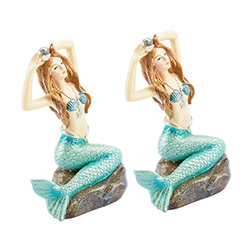 Beaupretty 2 Stück Teiliges Resin Meerjungfrau Deko Set Detailgetreue Aquariumsfigur für Fischbecken Natürliche Gestaltung Lebendige Tischdekoration Geeignet für Miniteich und Beaupretty 2 Stück Teiliges Resin Meerjungfrau Deko Set Detailgetreue Aquariumsfigur für Fischbecken Natürliche Gestaltung Lebendige Tischdekoration Geeignet für Miniteich und von Beaupretty