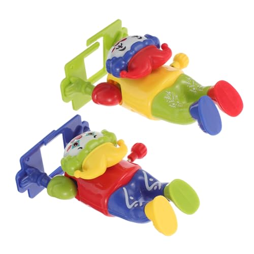 Beaupretty 2 Stück Teiliges Wind Up Clown Robuste Aufziehfiguren mit Bunten Designs Langlebig und Leicht als Scherzartikel und Party Mitgebsel für Ab Jahren Beaupretty 2 Stück Teiliges Wind Up Clown Robuste Aufziehfiguren mit Bunten Designs Langlebig und Leicht als Scherzartikel und Party Mitgebsel für Ab Jahren von Beaupretty