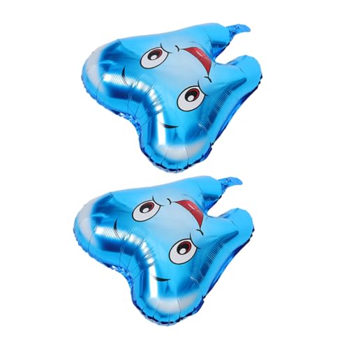 Beaupretty 2 Stück Teiliges Zahn Luftballon Aufblasbare Shower Dekoration Zahnförmige Partyballons für Zahnarzt Kinderfreundlich Einfach Aufzublasen Vielseitig für Geburtstags und Thema von Beaupretty