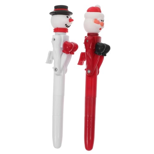 Beaupretty 2 Stück Weihnachts Kugelschreiber mit Box Design Interaktive Stifte für Erwachsene Schneemann und Weihnachtsmann Schreibutensilien für Weihnachtsgeschenke und Bürobedarf Beaupretty 2 Stück Weihnachts Kugelschreiber mit Box Design Interaktive Stifte für Erwachsene Schneemann und Weihnachtsmann Schreibutensilien für Weihnachtsgeschenke und Bürobedarf von Beaupretty