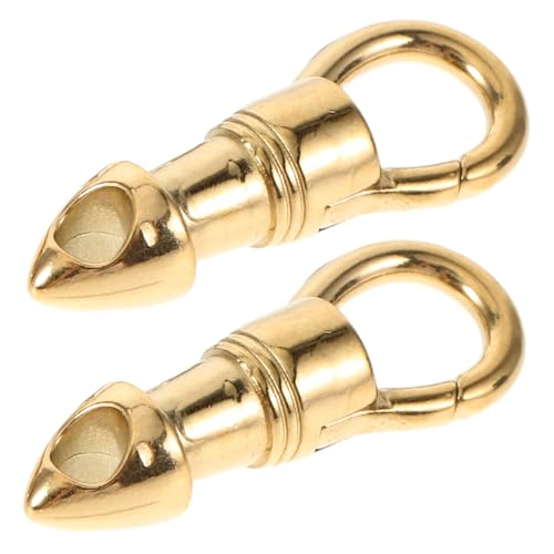 Beaupretty 2 Stück -anhängerverschluss, Schmuckherstellungszubehör, Universelle Schnalle Für Diy-handwerk, Armband, Halskette, Hängender Buddha-amuletthalter, Golden von Beaupretty