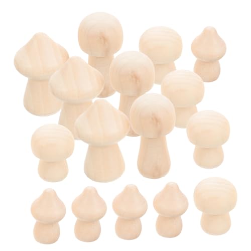 Beaupretty 20 Stck Teiliges Kleine Holzpilz Dekorationen Naturbelassene DIY Holzfiguren zum Bemalen Kreative Spielzeuge und Wohnaccessoires Verschiedene Formen Ungiftig für Bastelprojekte Beaupretty 20 Stck Teiliges Kleine Holzpilz Dekorationen Naturbelassene DIY Holzfiguren zum Bemalen Kreative Spielzeuge und Wohnaccessoires Verschiedene Formen Ungiftig für Bastelprojekte von Beaupretty