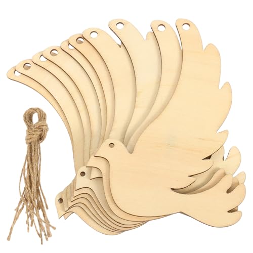 Beaupretty 20 Stück Holz Vögel Diy Bastelzubehör Unlackierte Holzscheiben für Kreative Dekorationen Geeignet für Malen und Handarbeiten Natürliche und Sichere Materialien Beaupretty 20 Stück Holz Vögel Diy Bastelzubehör Unlackierte Holzscheiben für Kreative Dekorationen Geeignet für Malen und Handarbeiten Natürliche und Sichere Materialien von Beaupretty