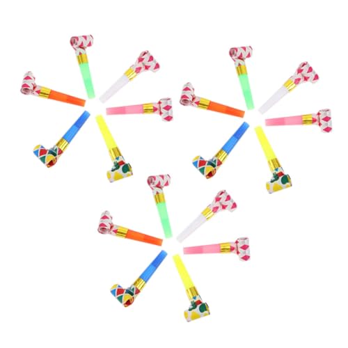 Beaupretty 20 Stück Lustige Partytröten Bunte Bläser für Kindergeburtstage und Feiern Musikalische Tröten für Hochzeiten Neujahr und Mehr von Beaupretty