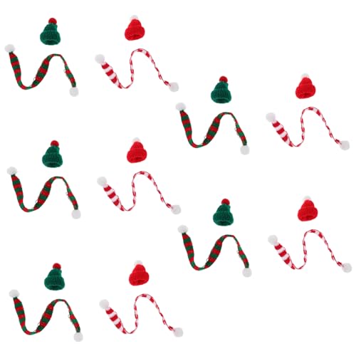 Beaupretty 20 Stück Puppenhaus Weihnachtsdekoration Mini Puppenhüte Lutscher Bonbon Abdeckung Mini Weihnachtsschals Feiertags Minihüte Winzige Weihnachtsmannmütze Ornament Beaupretty 20 Stück Puppenhaus Weihnachtsdekoration Mini Puppenhüte Lutscher Bonbon Abdeckung Mini Weihnachtsschals Feiertags Minihüte Winzige Weihnachtsmannmütze Ornament von Beaupretty