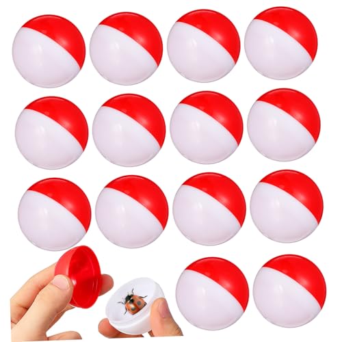 Beaupretty 20 Stück Runde Kunststoffkapseln Transparente Leerkapseln für Vending und Claw Maschinen Vielseitig Einsetzbar als Candy Box Partygeschenke Schatzsuche von Beaupretty