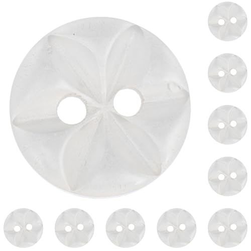 Beaupretty 20 Stück Runde Perlmuttnähen Knöpfe mit Blumenmuster Design für Kinderbekleidung Diy Bastelprojekte Beige Geeignet für Pullover Hosen Mützen und Schals von Beaupretty
