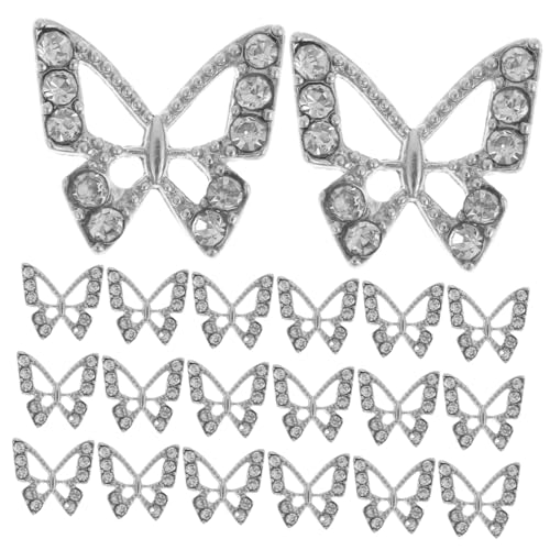 Beaupretty 20 Stück Schmetterlings Nagelkunst Charms für Diy Maniküre Glitzerstein Nageldekoration Nail Art Deko für Weihnachten und Partys Beaupretty 20 Stück Schmetterlings Nagelkunst Charms für Diy Maniküre Glitzerstein Nageldekoration Nail Art Deko für Weihnachten und Partys von Beaupretty
