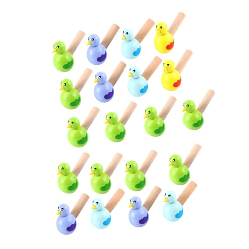Beaupretty 20 Stück Teiliges Bunte Holz Trillerpfeifen in Vogel Form Sichere und Langlebige Kinderspielzeuge Kreative Pfeifen für Junge Mädchen Farbenfrohe Holzpfeifen für Zufällige Farbe von Beaupretty