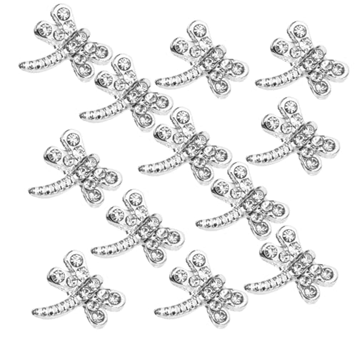 Beaupretty 20 Stück Teiliges Nagel Schmuckset aus Langlebiger Legierung mit Funkelnden Strasssteinen für DIY Nageldesign Nagelkunst Zubehör Fingernägel Dekorieren Geeignet für Maniküre und von Beaupretty