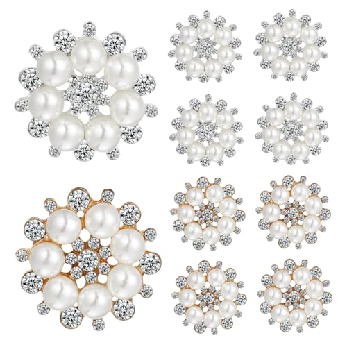 Beaupretty 20 Stück Teiliges Strassknöpfe mit Perlen Funkelnde Schmuckknöpfe für Handarbeit DIY Haarschmuck und Bekleidungsdekoration Silber und Goldfarbene Schmuckverzierungen zum Annähen Beaupretty 20 Stück Teiliges Strassknöpfe mit Perlen Funkelnde Schmuckknöpfe für Handarbeit DIY Haarschmuck und Bekleidungsdekoration Silber und Goldfarbene Schmuckverzierungen zum Annähen von Beaupretty