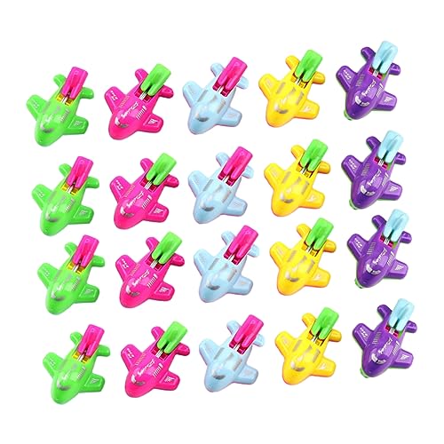Beaupretty 20 Stück Teiliges Whistle Flugzeug für Bunte Interaktive Modelle für Partys und Outdoor Aktivitäten Fördert die Aufmerksamkeit und Kreativität Zufällige Farbe Zufällige Farbe von Beaupretty