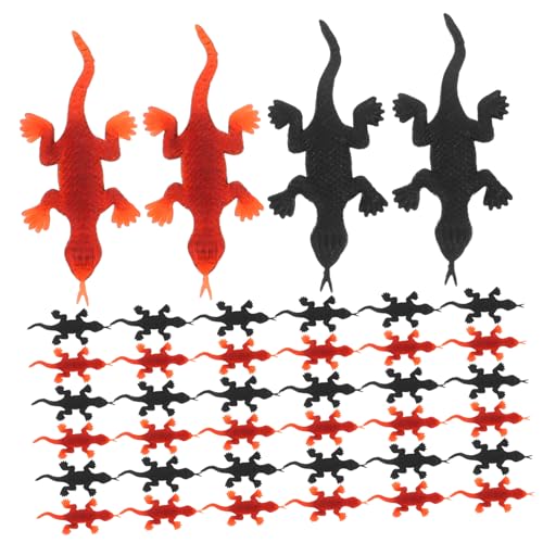 Beaupretty 200 Stück PVC Reptilienfiguren für Halloween Scherzartikel Wissenschaftliche Bildung Tiererkennung Kinderparty Mitgebsel von Beaupretty