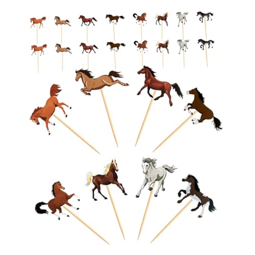 Beaupretty 24 Stück Teiliges Pferde Cake Topper Set Kreative Tortendeko für Kindergeburtstag Einfache Anwendung Tierische Geburtstagsdeko für Kuchen und Stilvolle Partydekoration Beaupretty 24 Stück Teiliges Pferde Cake Topper Set Kreative Tortendeko für Kindergeburtstag Einfache Anwendung Tierische Geburtstagsdeko für Kuchen und Stilvolle Partydekoration von Beaupretty