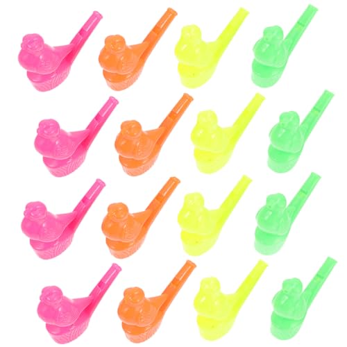 Beaupretty 24 Stück Teiliges Vogelpfeifen aus Kunststoff Kleine Leichte Pfeifen mit Schönem Pädagogisches für Mädchen und Jungen für Faschingsparty und Musikförderung Zufällige Farbe von Beaupretty