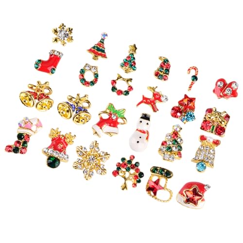 Beaupretty 24 Stück Teiliges Weihnachts-nageldekor aus Langlebiger Legierung Bunte Schneeflocken Glocken-motive für DIY Maniküre Zuhause und Professionelle Nail Art Anwendungen Beaupretty 24 Stück Teiliges Weihnachts-nageldekor aus Langlebiger Legierung Bunte Schneeflocken Glocken-motive für DIY Maniküre Zuhause und Professionelle Nail Art Anwendungen von Beaupretty