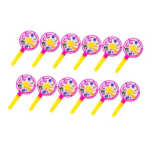 Beaupretty 24 Stück Teiliges Windmühlenpfeifen aus Kunststoff Bunte Pfeifen für Party Beschäftigung Musikspielzeug für Mädchen und Jungen Pädagogisch und Langlebig Zufällige Farbe von Beaupretty