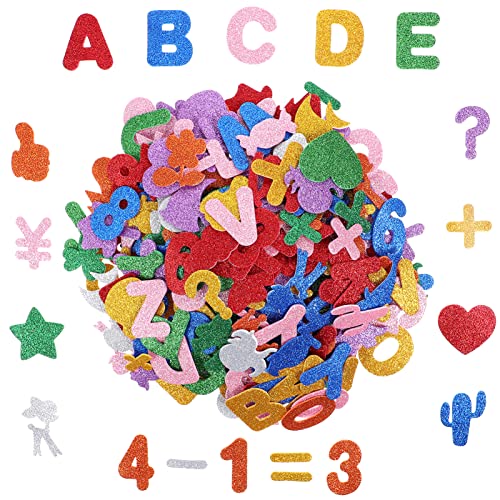 Beaupretty 296 Stück Glitzer Aufkleber Set Teilig Selbstklebende Buchstaben Zahlen und Tier Sticker für Kreative Bastelprojekte von Kindern Eva Material und Langlebig Beaupretty 296 Stück Glitzer Aufkleber Set Teilig Selbstklebende Buchstaben Zahlen und Tier Sticker für Kreative Bastelprojekte von Kindern Eva Material und Langlebig von Beaupretty