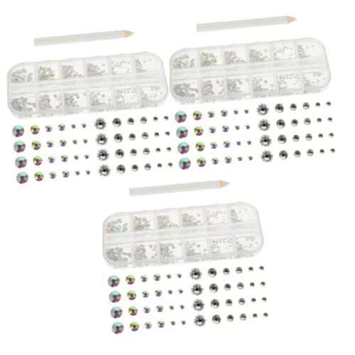 Beaupretty 3 Sätze Flatboden -Diamantnagelschmuck UV Nail Strass-Kit Kunst Nailart-Strasssteine nagel edelsteine Nageldekoration Strassstein für Nägel Nagel Strasssteine und Charms Glas Beaupretty 3 Sätze Flatboden -Diamantnagelschmuck UV Nail Strass-Kit Kunst Nailart-Strasssteine nagel edelsteine Nageldekoration Strassstein für Nägel Nagel Strasssteine und Charms Glas von Beaupretty