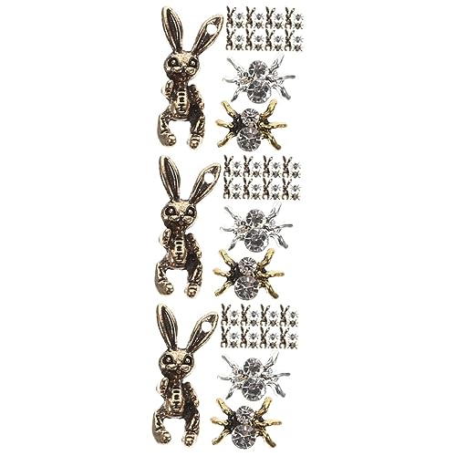 Beaupretty 3 Sätze Gothic Nail Charms Teiliges Dunkel Vintage Spider Rabbit Nail Art Zubehör Für Diy Maniküre Passend Für Natürliche Und Künstliche Nägel Dekorativ Und Sicher 30 Stück * 3 Beaupretty 3 Sätze Gothic Nail Charms Teiliges Dunkel Vintage Spider Rabbit Nail Art Zubehör Für Diy Maniküre Passend Für Natürliche Und Künstliche Nägel Dekorativ Und Sicher 30 Stück * 3 von Beaupretty