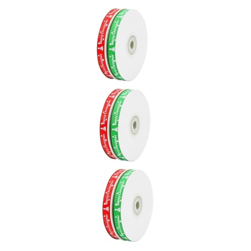 Beaupretty 3 Sätze Weihnachtsband Weißes Band Glitzerband Weihnachtsbänder Sackleinen Wickelband Ribbon Bandfeile Xmas Decoration Party-requisite Geschenkband Polyester Rot 2 Stücke * 3 Beaupretty 3 Sätze Weihnachtsband Weißes Band Glitzerband Weihnachtsbänder Sackleinen Wickelband Ribbon Bandfeile Xmas Decoration Party-requisite Geschenkband Polyester Rot 2 Stücke * 3 von Beaupretty