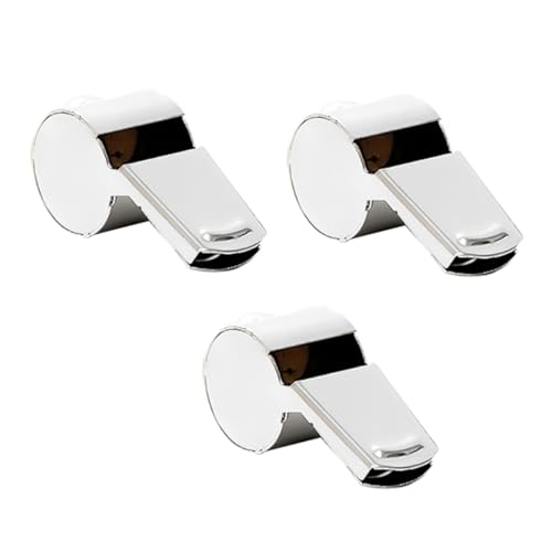 Beaupretty 3 Stück Edelstahl Trillerpfeifen mit Schlüsselanhänger und Umhängeband Laute Sportpfeifen für Schiedsrichter Trainer Notfall und Outdoor aktivitäten Wie Rennen Schwimmen Beaupretty 3 Stück Edelstahl Trillerpfeifen mit Schlüsselanhänger und Umhängeband Laute Sportpfeifen für Schiedsrichter Trainer Notfall und Outdoor aktivitäten Wie Rennen Schwimmen von Beaupretty